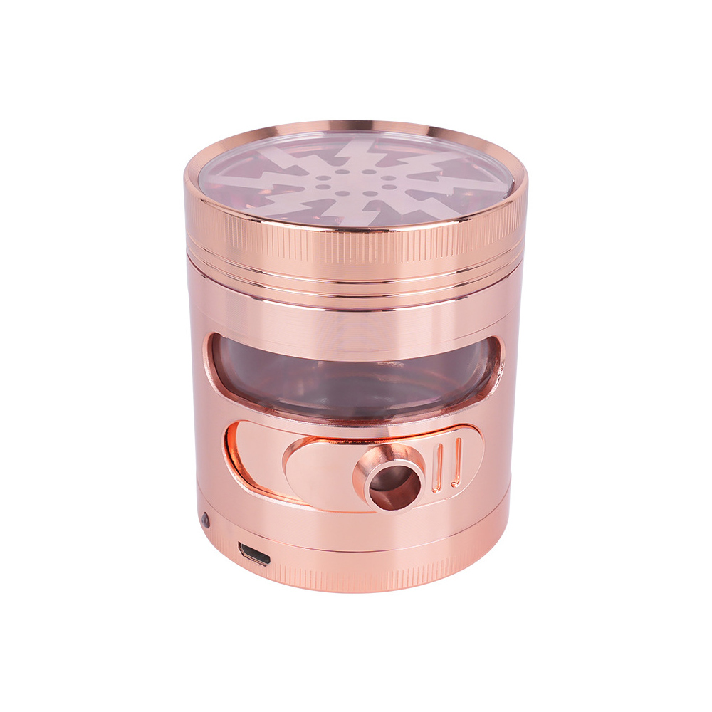 Manufacturing Factory Directly Zinc Alloy Metal Electric Herb Grinder 40mm 63mm Grinders