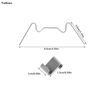 Horticultural Landscape W-Shaped Pins Fixing Buckle Industrial Greenhouse Hardware Vine Support Accessories Z Spring Clip Hook 
