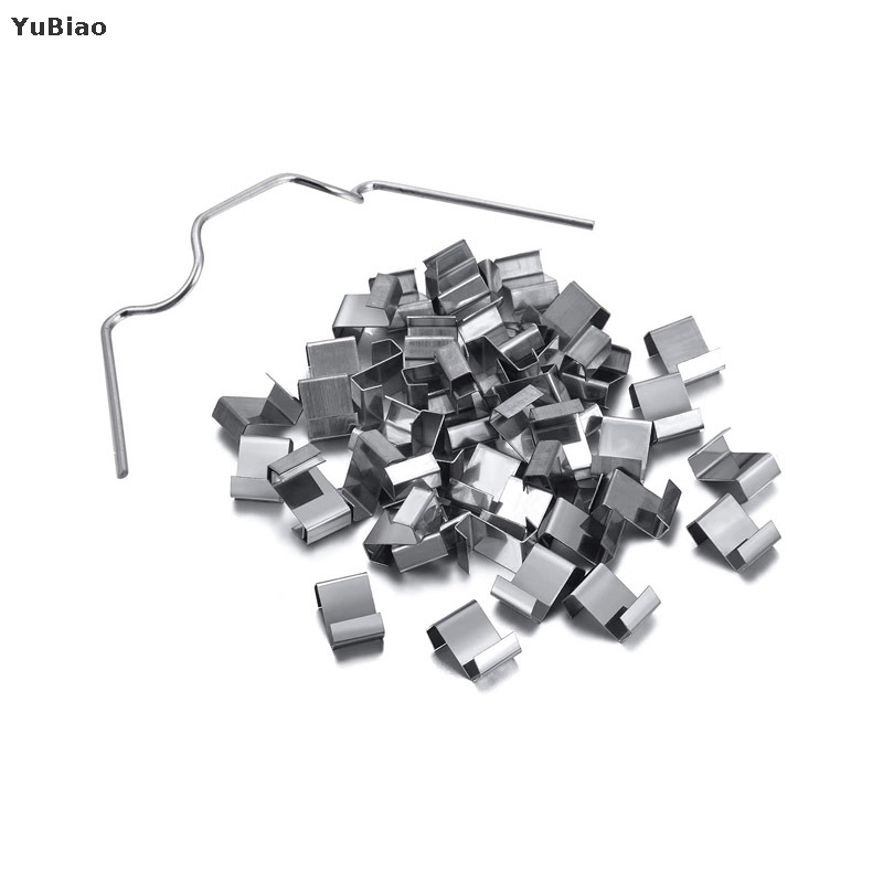 Horticultural Landscape W-Shaped Pins Fixing Buckle Industrial Greenhouse Hardware Vine Support Accessories Z Spring Clip Hook 