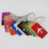 Minimalist Anodized Aluminum Sheet Laser Engraving Custom Recycled Blank Travel Card Holder Hall Pass Accessories Slim Metal Passes Boarding Pass Protector Safe Frequent Flyer Gift with Texture