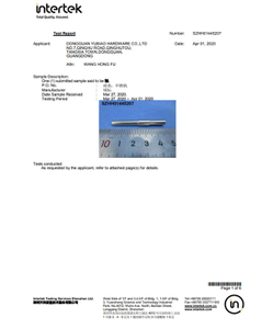 <span style="font-size:14px;">ROHS Report For Stainless Steel CNC Turning Part</span>