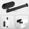 Eco-Friendly Adhesive/Drilling Toilet Holder Recycled Stainless Steel Bathroom Organizer 304 Stainless Steel TP Paper Holder 