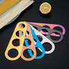 Kitchen Pasta Measurer Multiple Colors Spaghetti Portion Tool Stainless Steel Engraved Baking Accessories for Home Chefs Restaurant Hotel