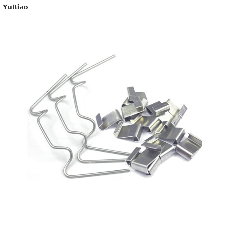 Horticultural Landscape W-Shaped Pins Fixing Buckle Industrial Greenhouse Hardware Vine Support Accessories Z Spring Clip Hook 
