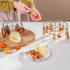 Home Kitchen Family Gatherings Party Grill Accessory Dishwasher Safe Stackable Stainless Kabob Racks 12/24-string Needle Barbecue Grill