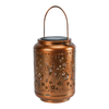 Solar courtyard hummingbird wrought iron outdoor hollow lanterns waterproof projection garden decorative balcony hanging lights for Mothers Day Gifts