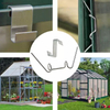 Horticultural Landscape W-Shaped Pins Fixing Buckle Industrial Greenhouse Hardware Vine Support Accessories Z Spring Clip Hook 