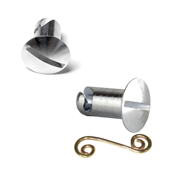 Customized Dome Head Dzus Fastener 8.7mm-9.6mm Stainless Steel Aluminum Quick Release For Motorcycles