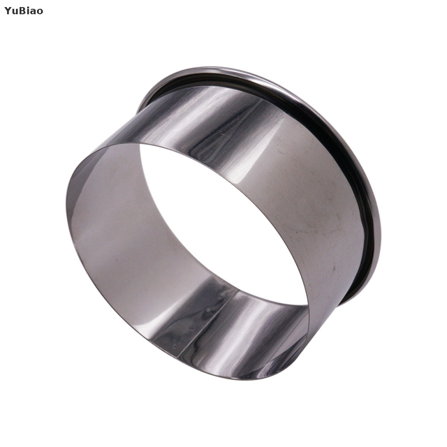 Cooking Baking Stainless Steel Round Cookie Biscuit Dumpling Skin Cutters Kitchen Accessories for Make Dumpling Skin/Stuffing/Empanadas/Ravioli/Cake Pastry Cutters/Cake Cookie Scone Cutters Molds