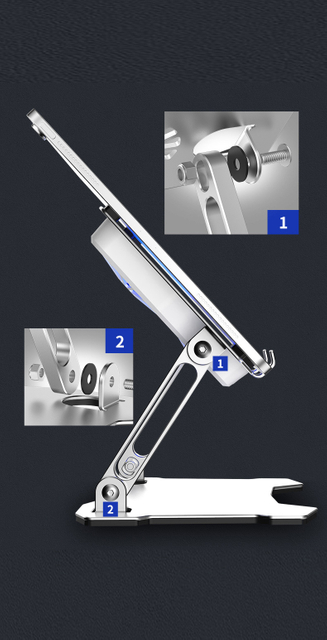 New X16 Flatbed Bracket Aluminum Alloy Folding Bracket Portable Four Fan X16 Flatbed Notebook Laptop Cooler
