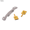 Metal AA AAA Negative to Positive Conversion Spring Contact Battery Holder Springs Contact Plate Replacement for Wall Clocks Ham Radio Kids Toys