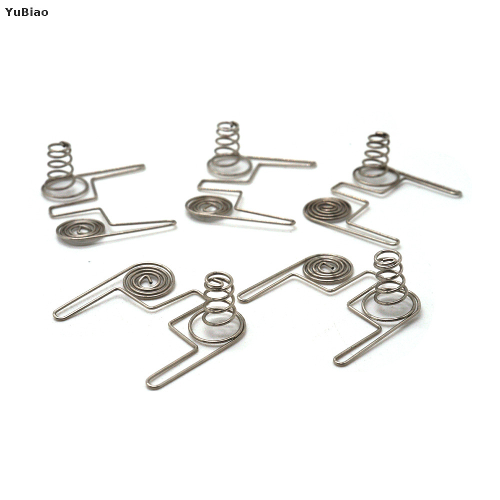 Customized Metal Battery Springs AA Battery Negative to Positive Conversion Spring Contact Nickle Plated