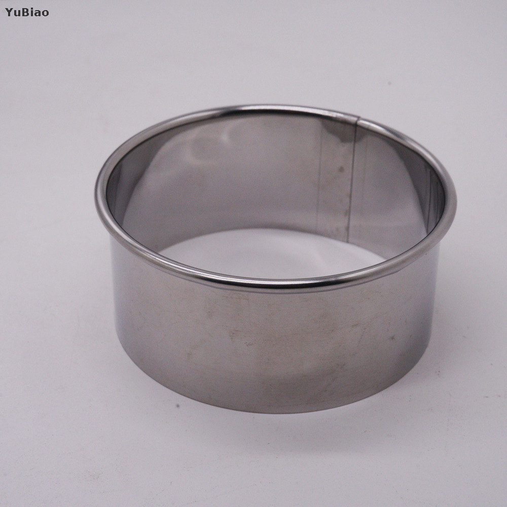 Cooking Baking Stainless Steel Round Cookie Biscuit Dumpling Skin Cutters Kitchen Accessories for Make Dumpling Skin/Stuffing/Empanadas/Ravioli/Cake Pastry Cutters/Cake Cookie Scone Cutters Molds