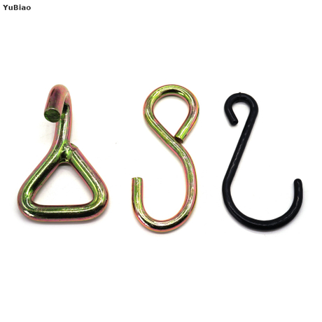 Heavy Industry Metal S Shaped J Hook Stainless Steel Carabiner Ratchet Tie Down Carabiner Lashing Strap Constant Tension Clamps