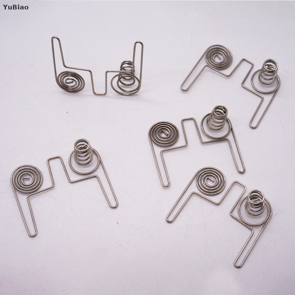 Customized Metal Battery Springs AA Battery Negative to Positive Conversion Spring Contact Nickle Plated