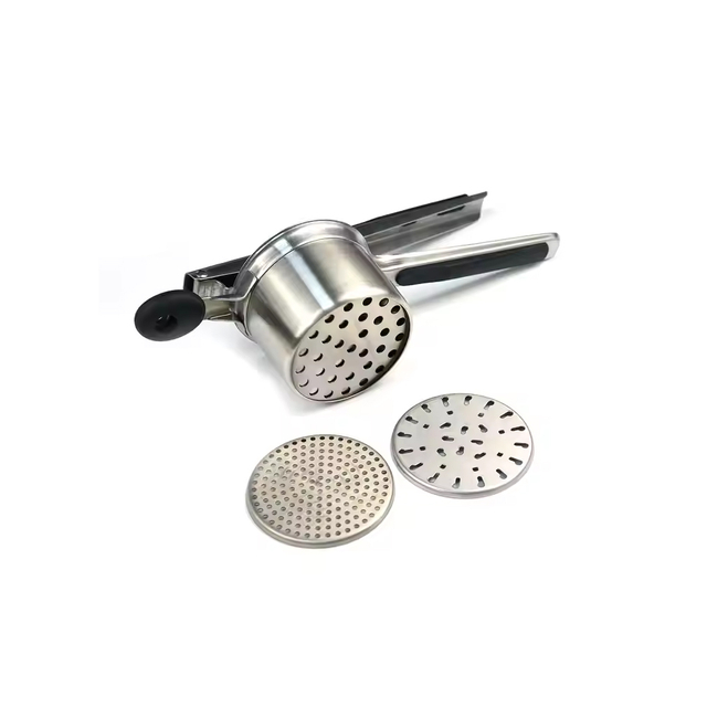 Manual Lemon Clip Juicer Squeezer Fruit Potato Vegetable Press Juicer Garlic Mash Crusher Stainless Steel Multifunctional Tool 