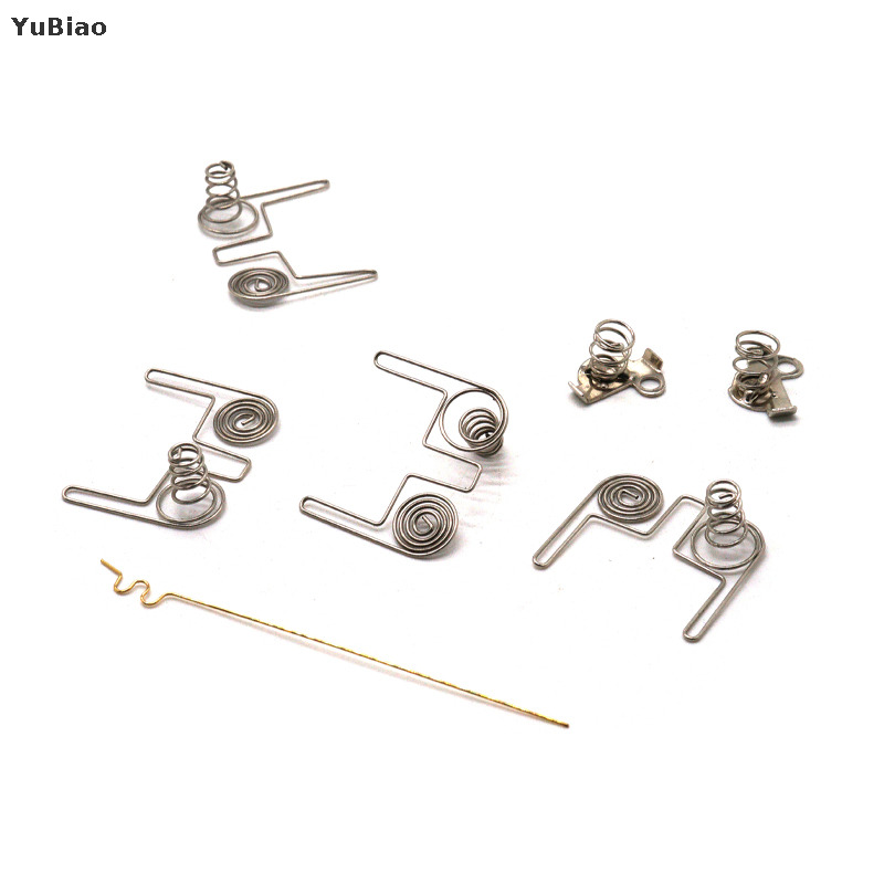 Metal AA AAA Negative to Positive Conversion Spring Contact Battery Holder Springs Contact Plate Replacement for Wall Clocks Ham Radio Kids Toys