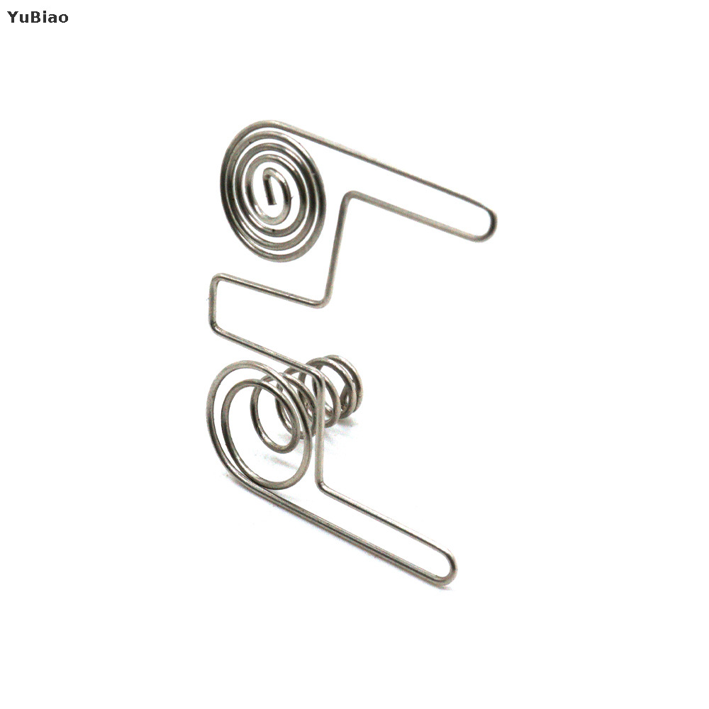 Customized Metal Battery Springs AA Battery Negative to Positive Conversion Spring Contact Nickle Plated