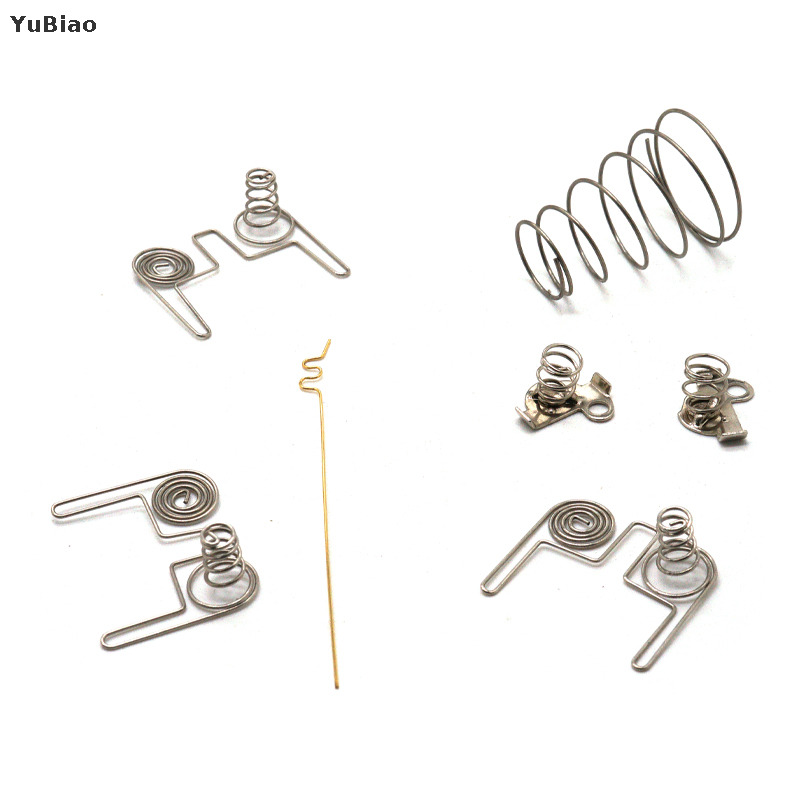 Metal AA AAA Negative to Positive Conversion Spring Contact Battery Holder Springs Contact Plate Replacement for Wall Clocks Ham Radio Kids Toys