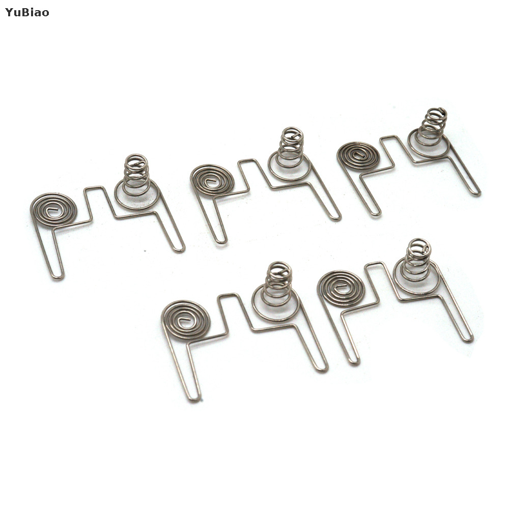 Customized Metal Battery Springs AA Battery Negative to Positive Conversion Spring Contact Nickle Plated