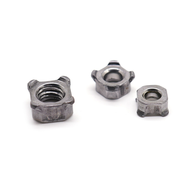High-Quality Stainless Steel Rectangular Weld Screw Nut Ss304 Rectangular Locking Square Welding Nuts Four Corners Spot