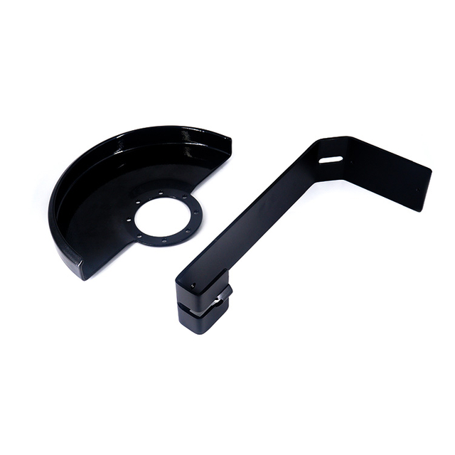 Customized Carbon Steel Stamping Black Coating E-coated Brackets For Electronic Device Parts